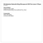 Kit Edredom King Size 200 Fios Dupla Face Vermelho Floral 3 P