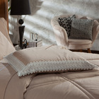 Kit Edredom Liso Florença Guipir Dupla Face Casal Padrão 03 P