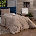 Kit Edredom Liso Florença Guipir Dupla Face Solteiro 02 Peças