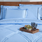 Kit Edredom Liso Milano Dupla Face Casal Padrão 03 Peças - Pe