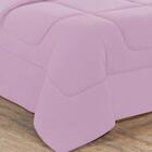 Kit Edredom Malha 3 Peças King Rosa Bebê Rosa Bebê