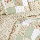 Kit Edredom Queen Bouti 03 Peças Verde