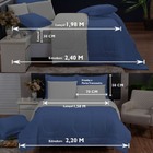 Kit Edredom Queen Jogo De Cama Premium 100% Algodão 200 Fios