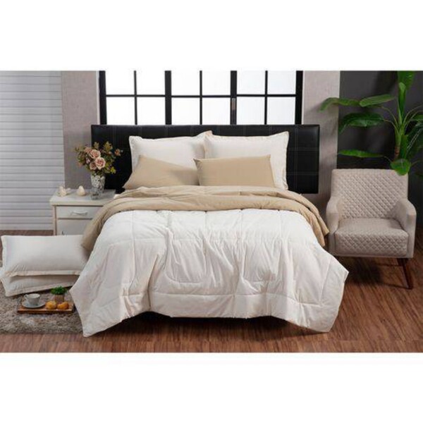Kit Edredom Queen Jogo De Cama Premium 100% Algodão 200 Fios