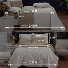 Kit Edredom Queen Jogo De Cama Premium 100% Algodão 200 Fios