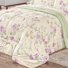 Kit Edredom Real Casal Queen Micro Percal 200 Fios 03 Peças V