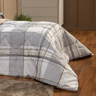 Kit Edredom Solteiro 02 Peças Dupla Face Percal 200 Fios