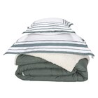 Kit Edredom Solteiro Coberdrom Soft Hipercal/sherpa 3 Peças -