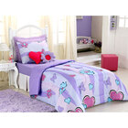 Kit Edredom Solteiro Estampado Talismã 5 Peças Com Almofadas