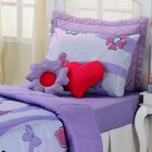 Kit Edredom Solteiro Estampado Talismã 5 Peças Com Almofadas