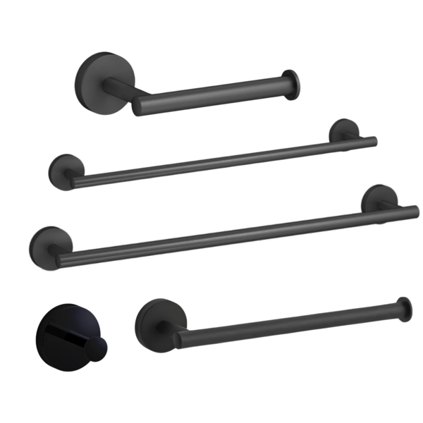 Kit Elate Black Completo 5 Peças Kohler