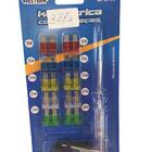 Kit Eletrica 12 Peças Fusíveis Chave Teste E Garra Jacaré  We