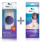 Kit Eletroestimulador Fisio Tens + Gel Reposição Relaxmedic