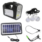 Kit Energia Placa Solar Luminaria Usb Celular Bateria Luz Eme