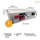 Kit Energia Solar 491kwh/mês Híbrido Deye 220v E Bateria De L