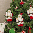 Kit Enfeite Adorno Noel Metal Vermelho 15x10x4cm Cromus 3 Peças