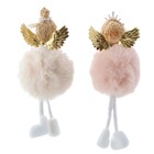 Kit Enfeite Anjos Sortidos Multicolorido 19x7cm Cromus