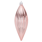 Kit Enfeite para Árvore de Natal Pinos com Gomo Rosé 4 Peças 4x4x13cm Cromus