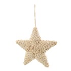 Kit Enfeite de Natal Candy Cane Ouro e Branco 4 Peças 10x5x1cm Cromus