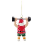 Kit Enfeite de Natal Candy Vermelho e Branco 2 Peças 13x9x9cm Cromus