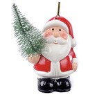 Kit Enfeite de Natal Pinha Branco 24 Peças 5x5x5cm Cromus