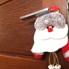 Kit Enfeite Decora Maçaneta Porta Boneco Natal Pelúcia Guizo