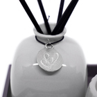 Kit Enfeite Decorativo Zen De Cerâmica Com Suporte De Madeira