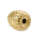 Kit Enfeite Pinha Dourado 12x8cm Cromus