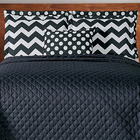 Kit Enxoval Cobre Leito Queen 7 Peças Délicat Preto Casa Dona