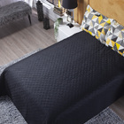 Kit Enxoval Triangular 3 Pçs Casal Queen Preto Casen