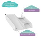 Kit Escadinha Com Mini Escorregador Ii Branco Casatema