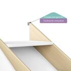 Kit Escadinha Com Mini Escorregador Ii Branco/natural - Casat