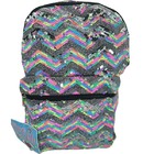 Kit Escolar Mochila + Estojo Paetê Zig Zag Brilho Cg3206