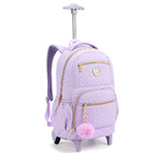 Kit Escolar Para Meninas Com Mochila De Rodinhas  Lancheira E