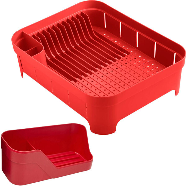 Kit Escorredor De Louça Pratos Talheres E Organizador De Dete