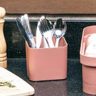 Kit Escorredor De Talheres E Dispenser Para Detergente Esponj