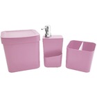 Kit Escorredor De Talheres Porta Detergente Lixeira Cozinha R