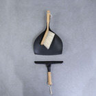 Kit Escova De Bambu E Rodo De Pia Preto - Oikos Preto U