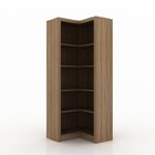 Kit Escritório 6 Peças Com Mesa Para Escritório Em L, Balcão,