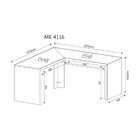 Kit Escritório Completo Com Mesa Em L Armário E Gaveteiro  Br