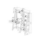 Kit Escritório Completo Urban Apo Branco E Castanho