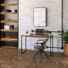 Kit Escritório Estante Areta 3 Prateleiras Com Mesa Industria