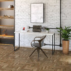 Kit Escritório Estante Areta 4 Prateleiras Com Mesa Industria