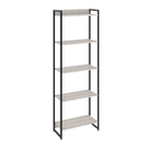 Kit Escritório Estante Areta 5 Prateleiras Com Mesa Industria