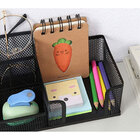 Kit Escritorio Organizador Bandeja Dupla Porta Lapis Trabalho