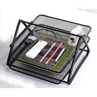 Kit Escritorio Organizador Bandeja Dupla Porta Lapis Trabalho