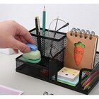 Kit Escritorio Organizador Bandeja Dupla Porta Lapis Trabalho