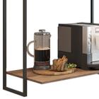 Kit Escrivaninha 1 Gaveta E Bancada Suspensa Estilo Industria