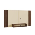 Kit Escrivaninha Com 1 Gaveta E Painel Extensível Para Tv Até