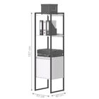 Kit Escrivaninha E Armario Nocer Branco